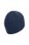 Adults Cap Knitted Ski Hat Without Turn Up - Navy