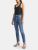 Toni Mid Rise Ankle Cut Straight Fit Jeans - Stratosphere