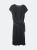 Akris Women's Black Belted Lace Midi Dress - Black