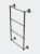 Prestige Regal Collection 4 Tier 36" Ladder Towel Bar With Grooved Detail - Antique Brass