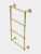 Prestige Regal Collection 4 Tier 36" Ladder Towel Bar With Grooved Detail - Polished Brass