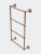 Que New Collection 4 Tier 36" Ladder Towel Bar With Twisted Detail - Brushed Bronze
