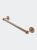 Satellite Orbit Two Collection 18" Towel Bar With Twist Detail - Brushed Bronze
