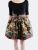 Floral and Leopard Jacquard Skirt - Multi