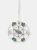 Crystal Grid Flower Of Life Ornament - Silver