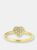 Diamond Heart Ring - Yellow Gold