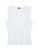 Sleeveless Cotton Tee with Tuck Detail