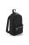 BagBase Metallic Zip Mini Backpack (Black/Silver) (One Size) - Black/Silver