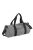 Bagbase Plain Varsity Barrel/Duffel Bag (20 Liters) (Gray Marl/Black) (One Size) - Gray Marl/Black