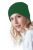 Beechfield Plain Basic Knitted Winter Beanie Hat (Bottle Green)