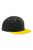 Beechfield Unisex 5 Panel Contrast Snapback Cap (Black/ Yellow) - Black/ Yellow