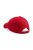 Beechfield Unisex Low Profile Heavy Cotton Drill Cap / Headwear (Pack of 2) (Classic Red)