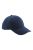 Beechfield Unisex Pro-Style Heavy Brushed Cotton Baseball Cap / Headwear (French Navy) - French Navy