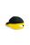 Beechfield Unisex Teamwear Competition Cap Baseball / Headwear (Pack of 2) (Black/Yellow)