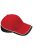 Beechfield Unisex Teamwear Competition Cap Baseball / Headwear (Pack of 2) (Classic Red/Black) - Classic Red/Black