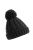 Beechfield® Unisex Junior Cable Knit Melange Beanie (Black)