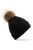 Unisex Cuffed Design Winter Hat - Black - Black
