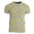 Brave Soul Mens Pineapple Print Crew Neck T Shirt (Gray Marl/Yellow) - Gray Marl/Yellow