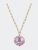 Francesca Chinoiserie Necklace - Pink & White