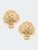 Suzy Artichoke Stud Earring - Worn Gold