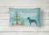 12 in x 16 in  Outdoor Throw Pillow Australian Cattle Dog Christmas Canvas Fabric Decorative Pillow
