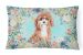 12 in x 16 in  Outdoor Throw Pillow Cavapoo Canvas Fabric Decorative Pillow