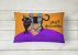 12 in x 16 in  Outdoor Throw Pillow Halloween Witches Feet Canvas Fabric Decorative Pillow