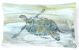 12 in x 16 in  Outdoor Throw Pillow Sea Turtle Watercolor Canvas Fabric Decorative Pillow