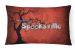 12 in x 16 in  Outdoor Throw Pillow Welcome to Spooksville Halloween Canvas Fabric Decorative Pillow