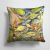 14 in x 14 in Outdoor Throw PillowJubilee Crabs Fabric Decorative Pillow
