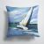 14 in x 14 in Outdoor Throw PillowTwo and a Sailboat Fabric Decorative Pillow