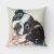 Boston Terrier Jake The Look Fabric Decorative Pillow