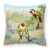 European Goldfinches by Sarah Adams Fabric Decorative Pillow