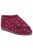 Womens/Ladies Andrea Floral Bootee Slippers - Wine - Wine