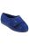 Womens/Ladies Davina Floral Superwide Slippers - Navy Blue - Navy Blue