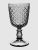 Arlequin Glass Goblet, Set of 6 - Grey