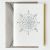 Mandala Snowflake Greeting Card
