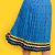 You Be You Printed Pleated Skirt