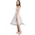 Blair Dress - White/Nude