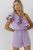 Tiered Layer One Shoulder Romper - Lilac