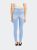 High Rise 2-Button Destructed Ankle Skinny - Light Blue