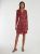 Jenesse Long Sleeve Mini Dress - Merlot Multi
