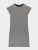 Etre Cecile Scribble Short Sleeve Maxi Dress - Black Cream Stripe