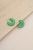 Green Daydreamin' 18k Gold Plated Hoop Earrings - Green