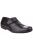Mens Jim Touch Fastening Apron Toe Shoes - Black