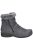 Womens/Ladies Aurora Zip Boot (Gray)