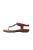Womens/Ladies Clara Slip On Sandal - Red