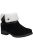 Womens/Ladies Leather Soda Ankle Boots (Black) - Black