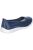 Womens Leather Anne Slip On Shoe - Navy