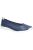 Womens Leather Anne Slip On Shoe - Navy - Navy
